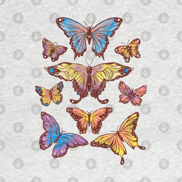 Butterflies - Beauty Caterpillars Colors Gift by eduely